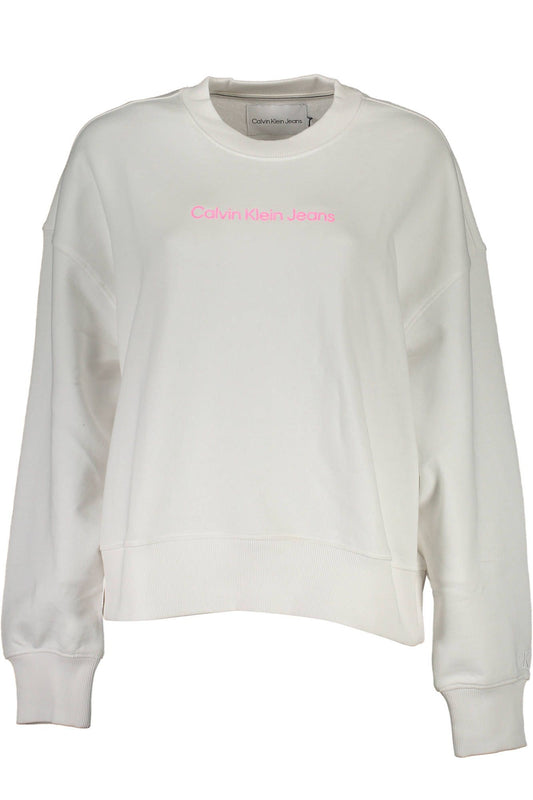 White Cotton Women Sweater - GLAMHUB BOUTIQUE 