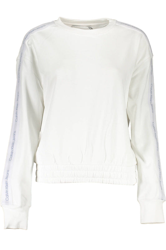 White Cotton Women Sweater - GLAMHUB BOUTIQUE 