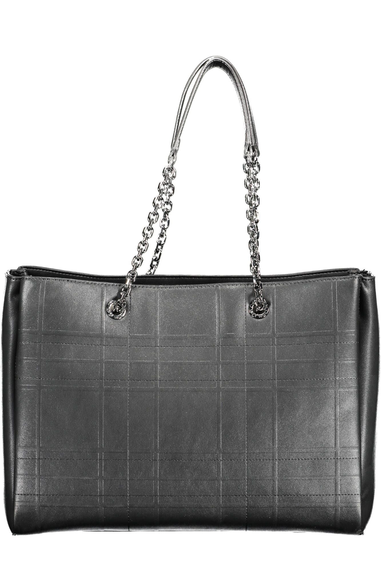 Black Polyester Women Handbag - GLAMHUB BOUTIQUE 