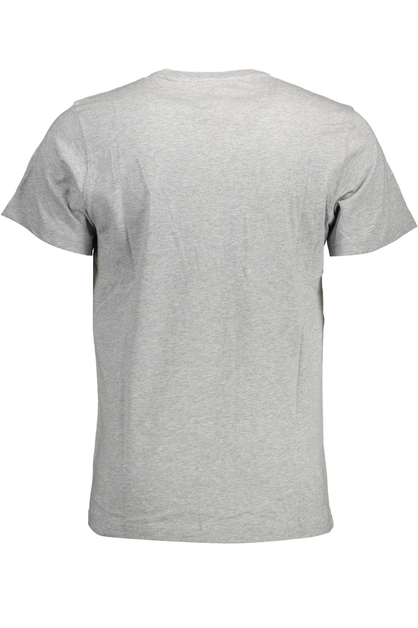 Gray Cotton Men T-Shirt - GLAMHUB BOUTIQUE 