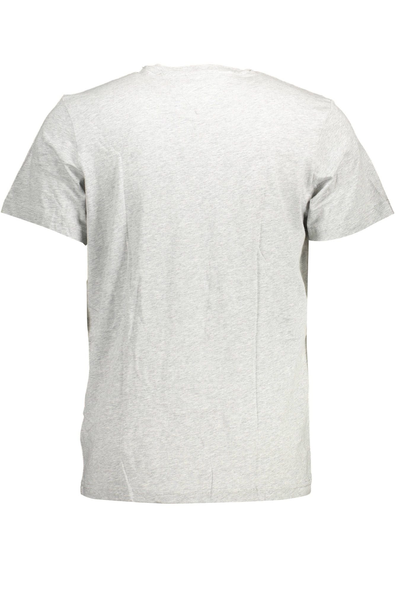 Gray Cotton Men T-Shirt - GLAMHUB BOUTIQUE 