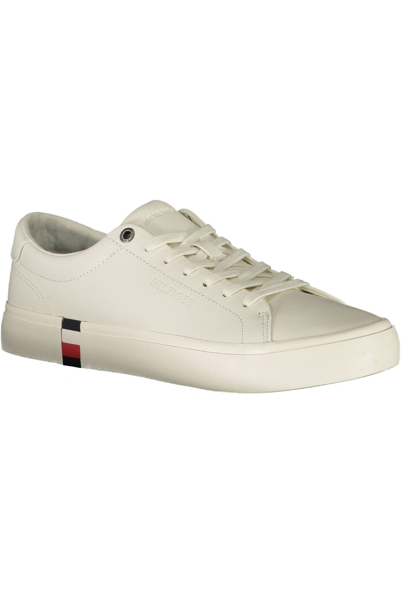 White Leather Men Sneaker - GLAMHUB BOUTIQUE 