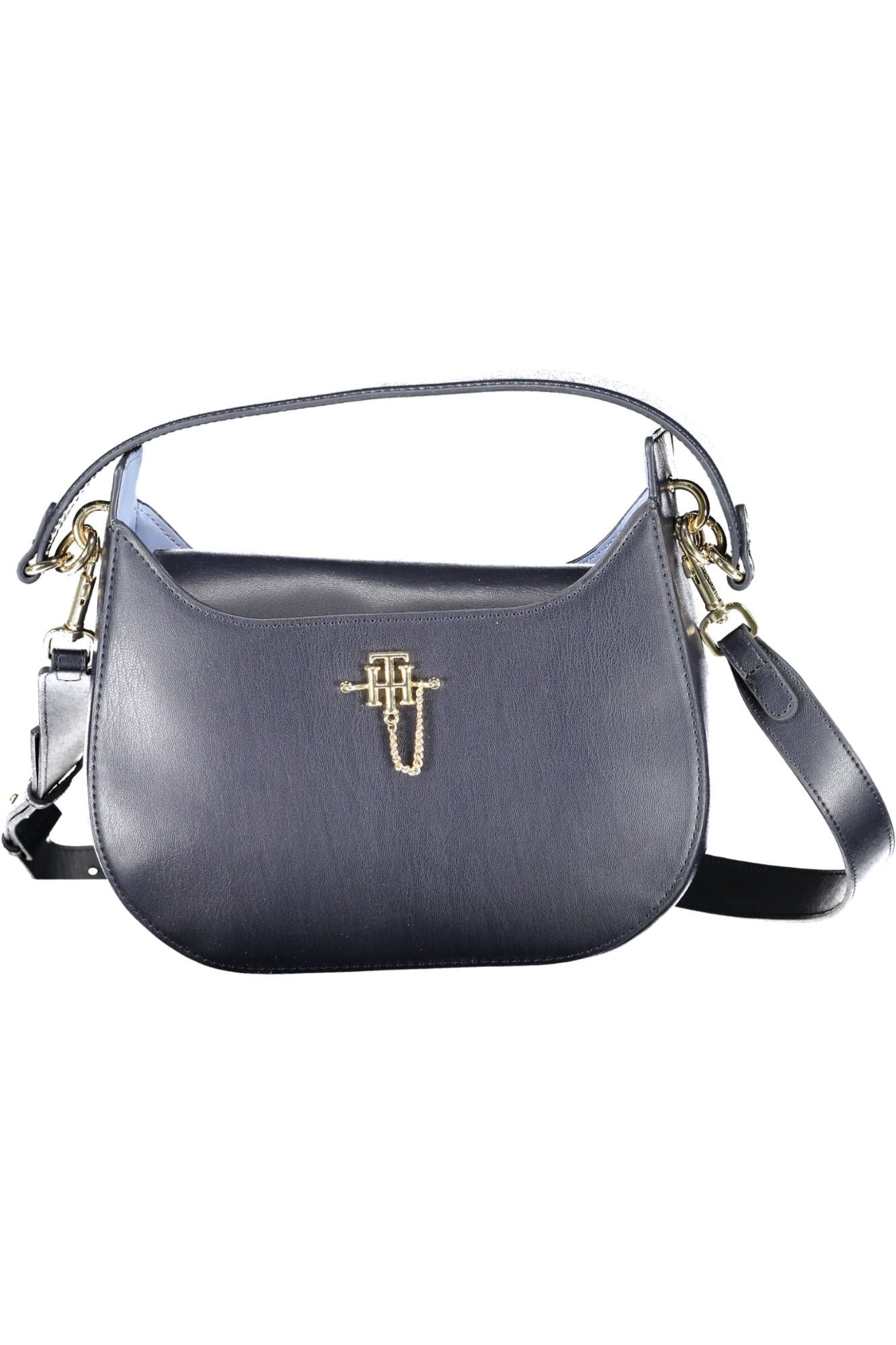 Blue Polyethylene Women Handbag - GLAMHUB BOUTIQUE 