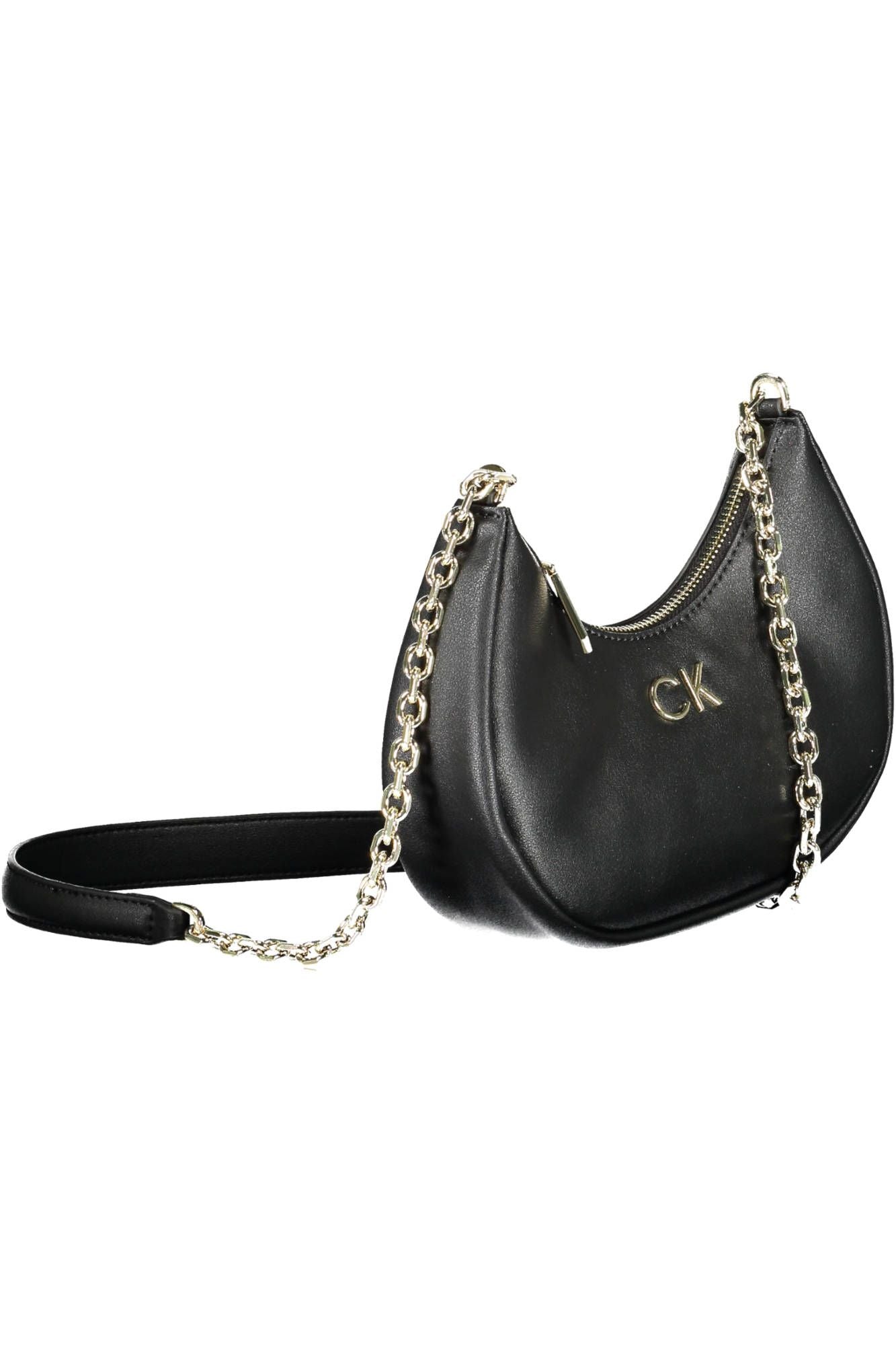 Black Polyester Women Handbag - GLAMHUB BOUTIQUE 