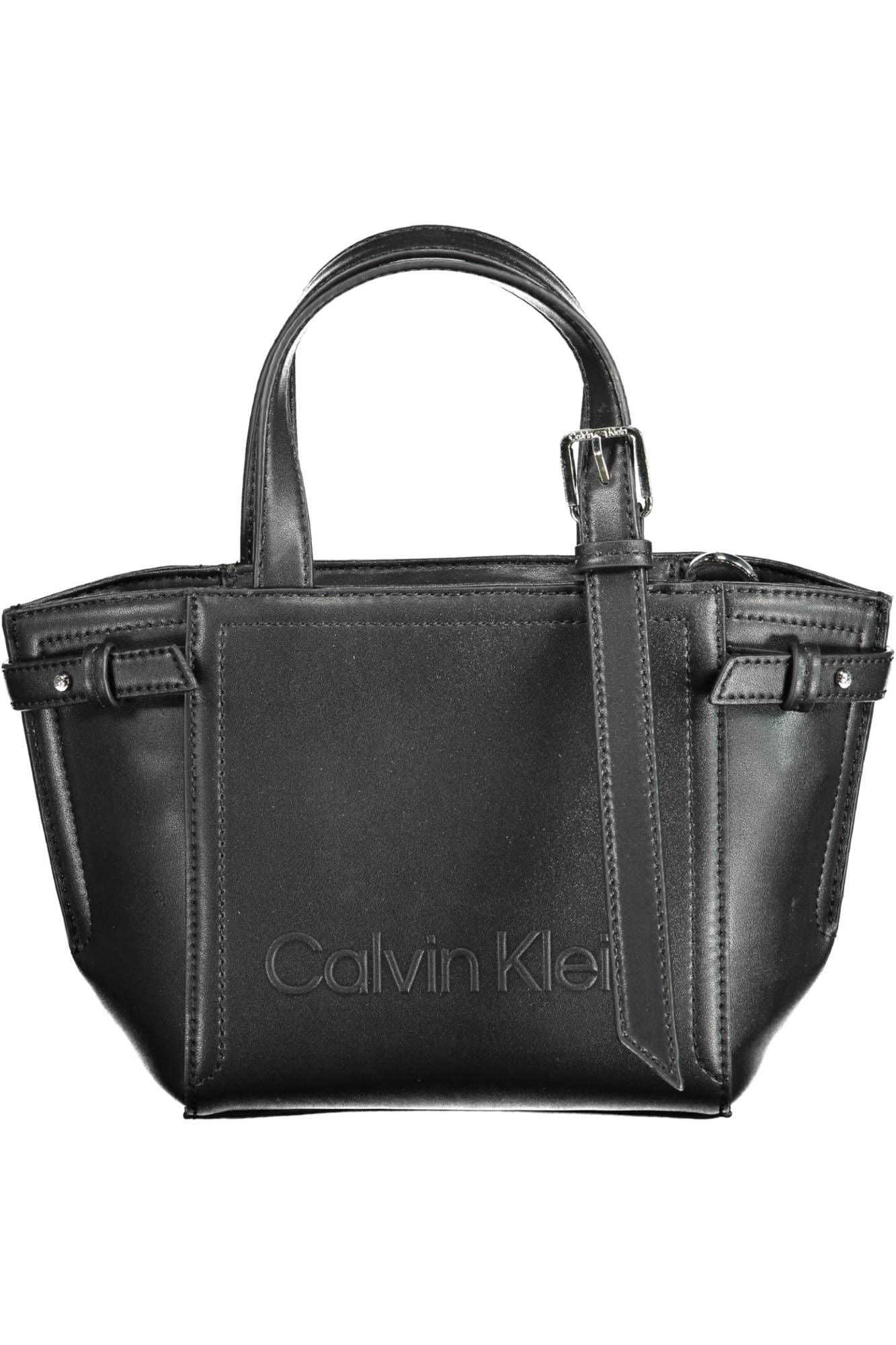 Black Polyester Women Handbag - GLAMHUB BOUTIQUE 