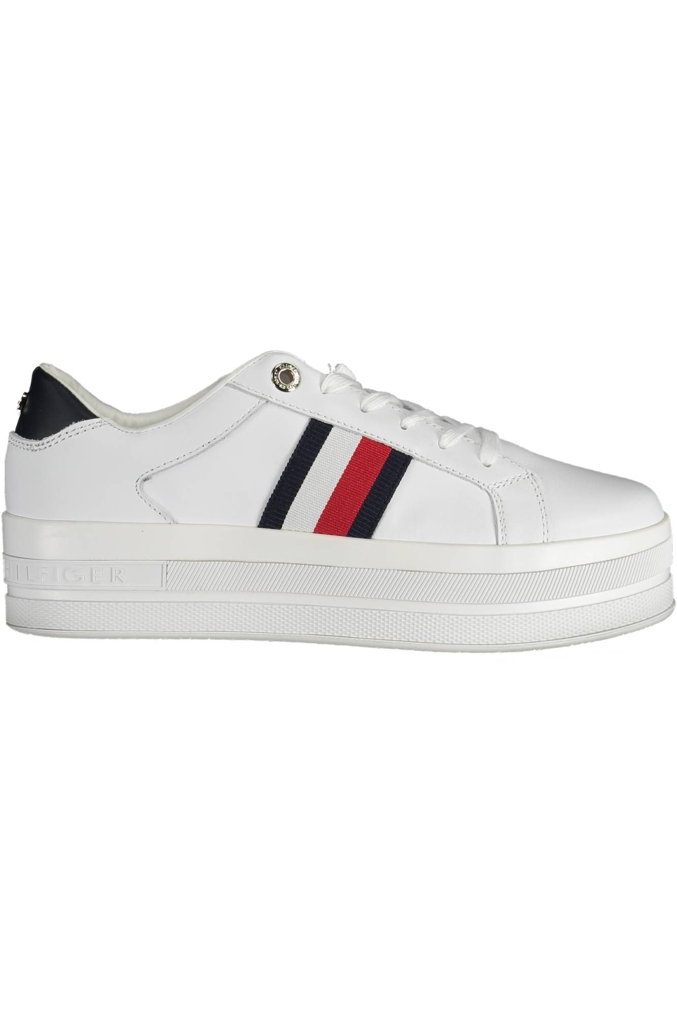 White Polyethylene Women Sneaker