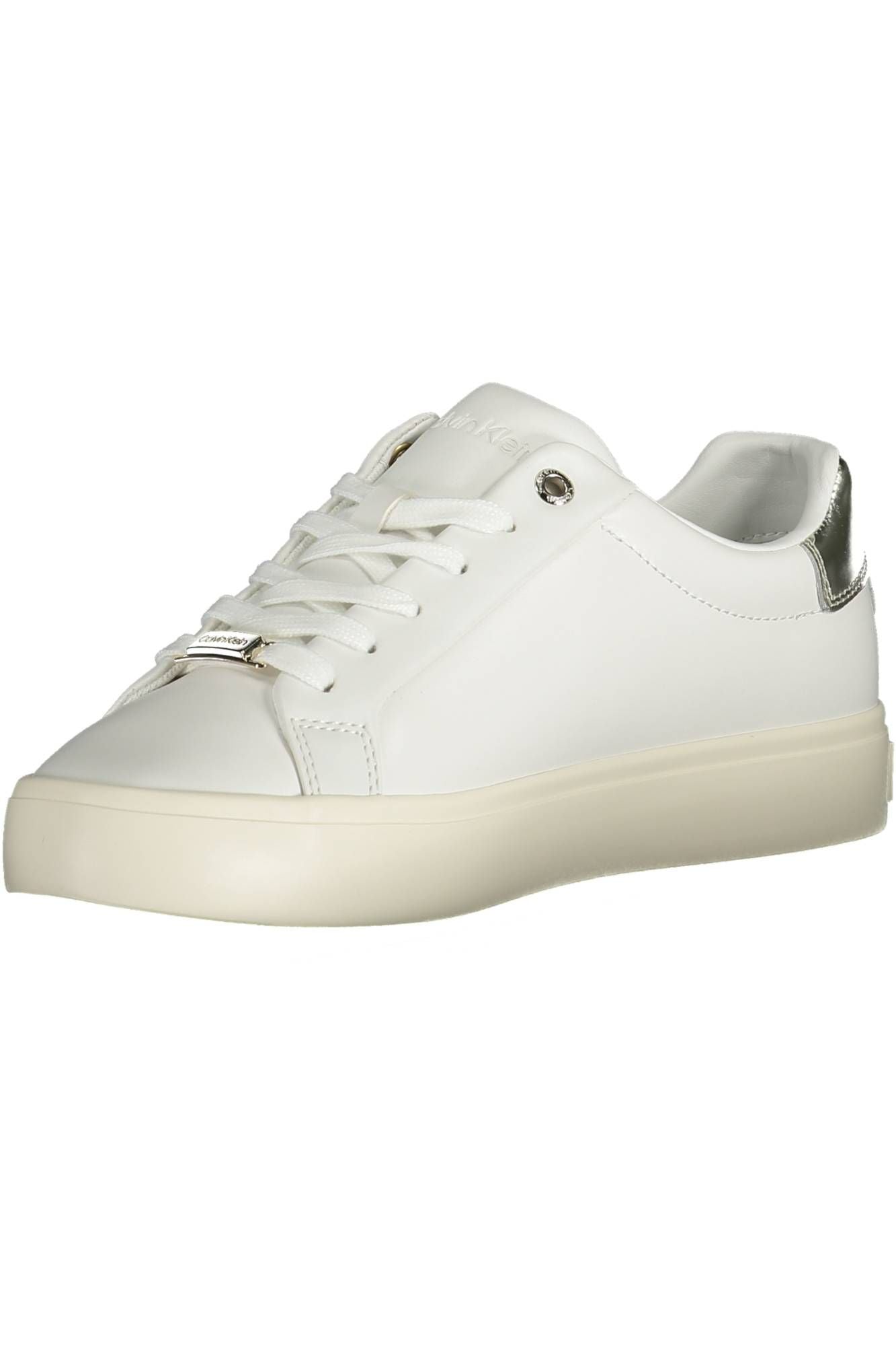 White Leather Women Sneaker - GLAMHUB BOUTIQUE 