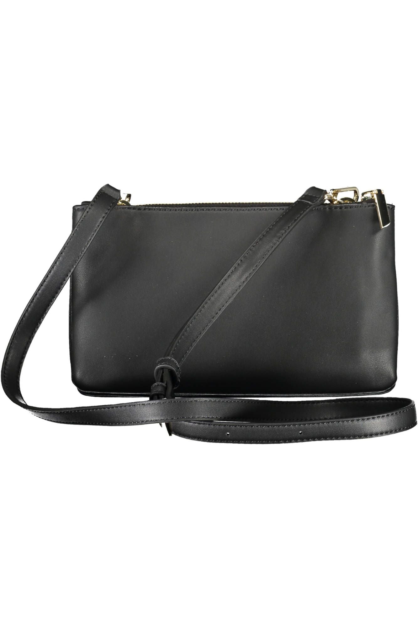 Black Polyester Women Handbag - GLAMHUB BOUTIQUE 