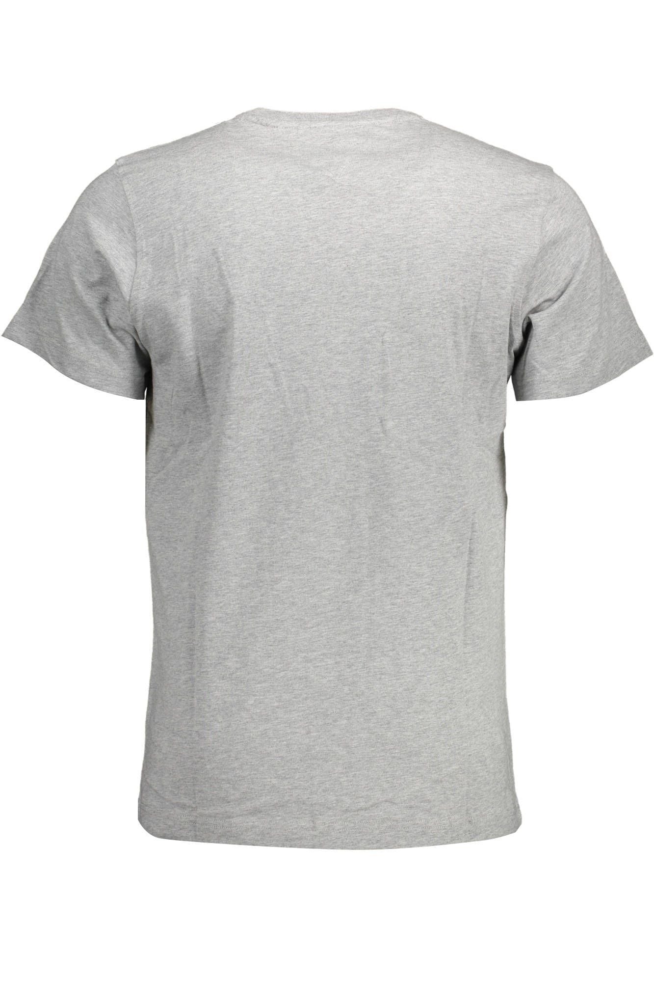 Gray Cotton Men TShirt - GLAMHUB BOUTIQUE 