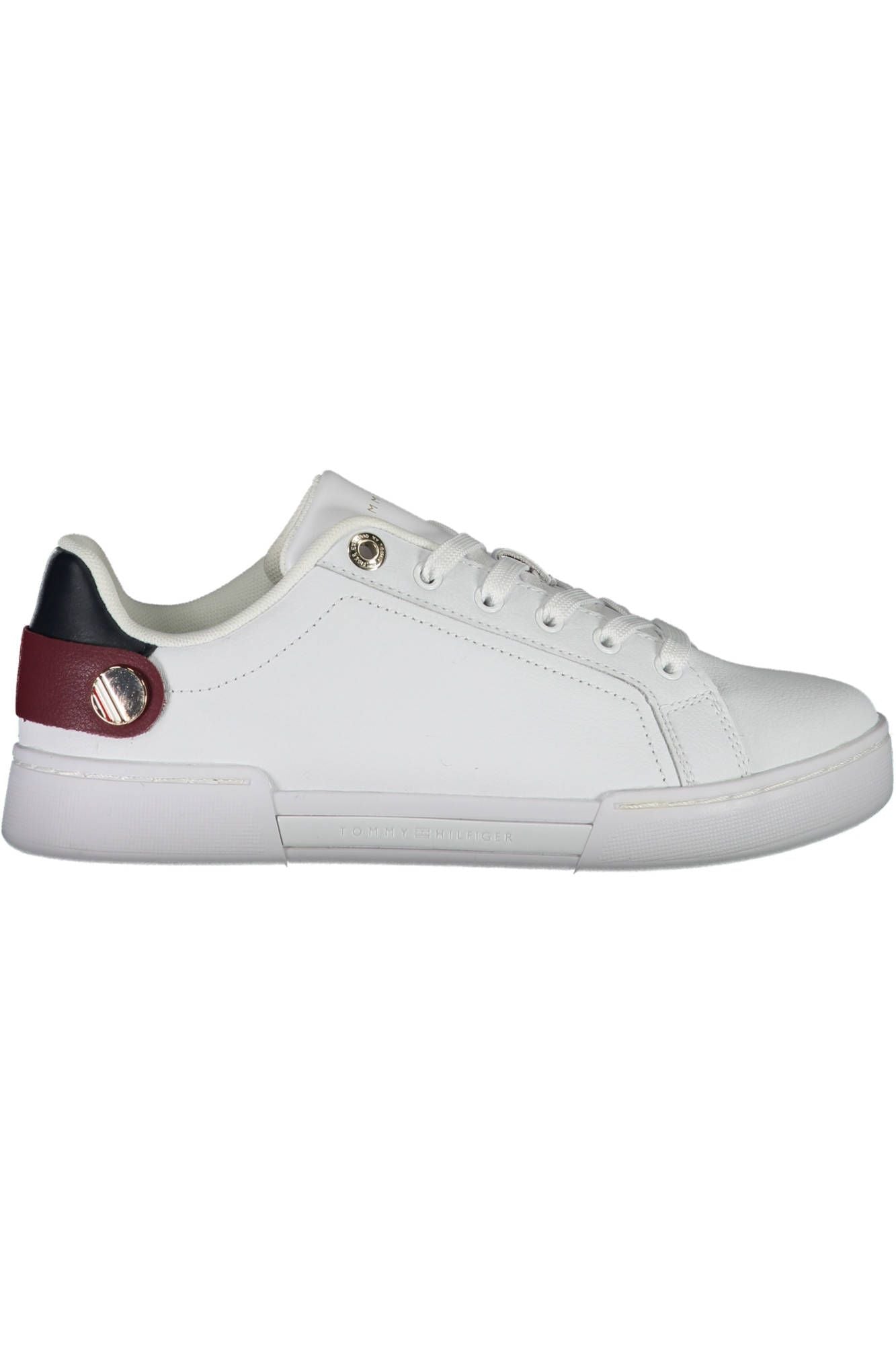 White Polyethylene Women Sneaker - GLAMHUB BOUTIQUE 