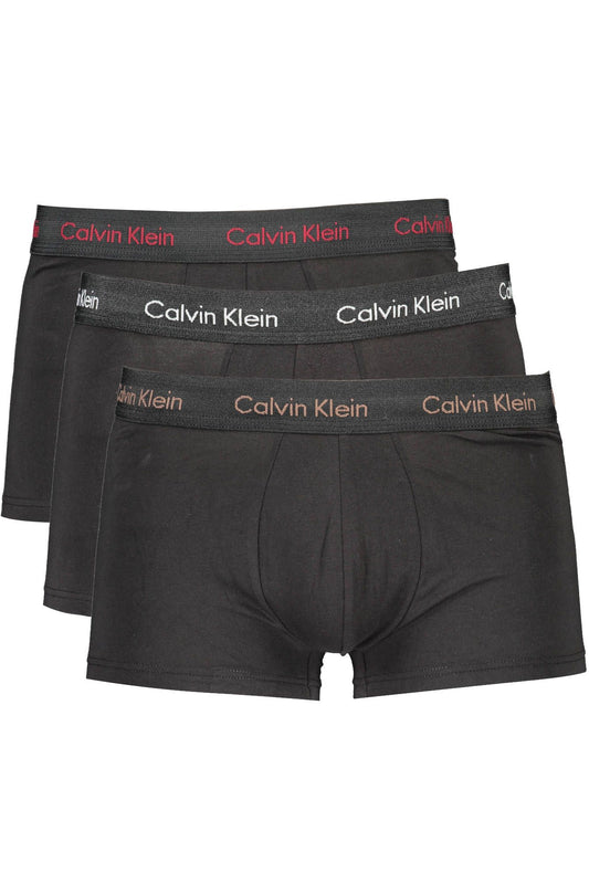 Black Cotton Men Underwear Trunk Pack - GLAMHUB BOUTIQUE 