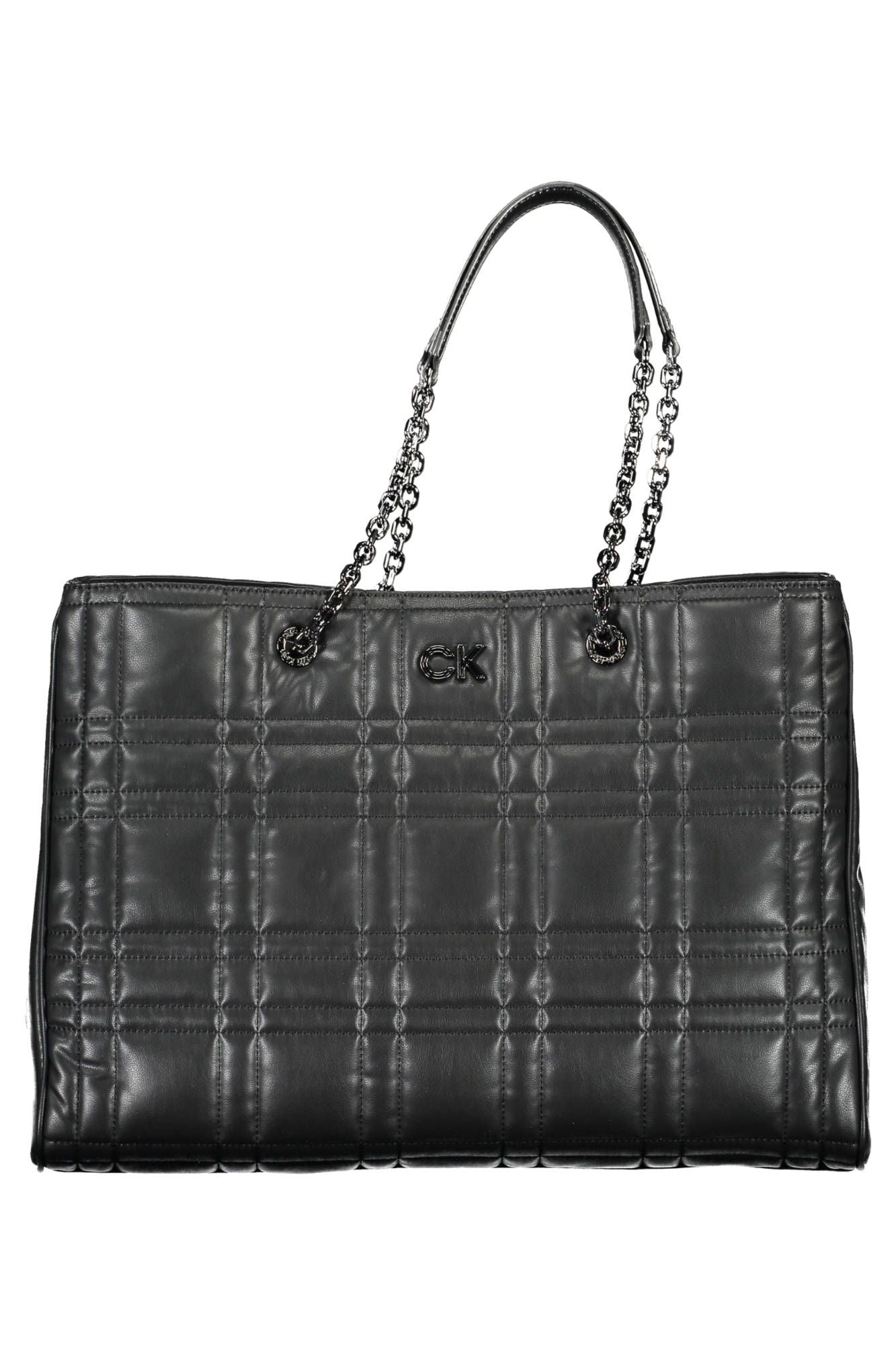 Black Polyester Women Handbag - GLAMHUB BOUTIQUE 