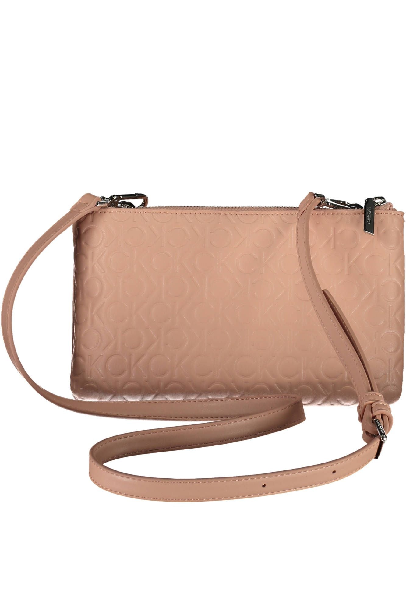 Pink Polyester Women Handbag - GLAMHUB BOUTIQUE 