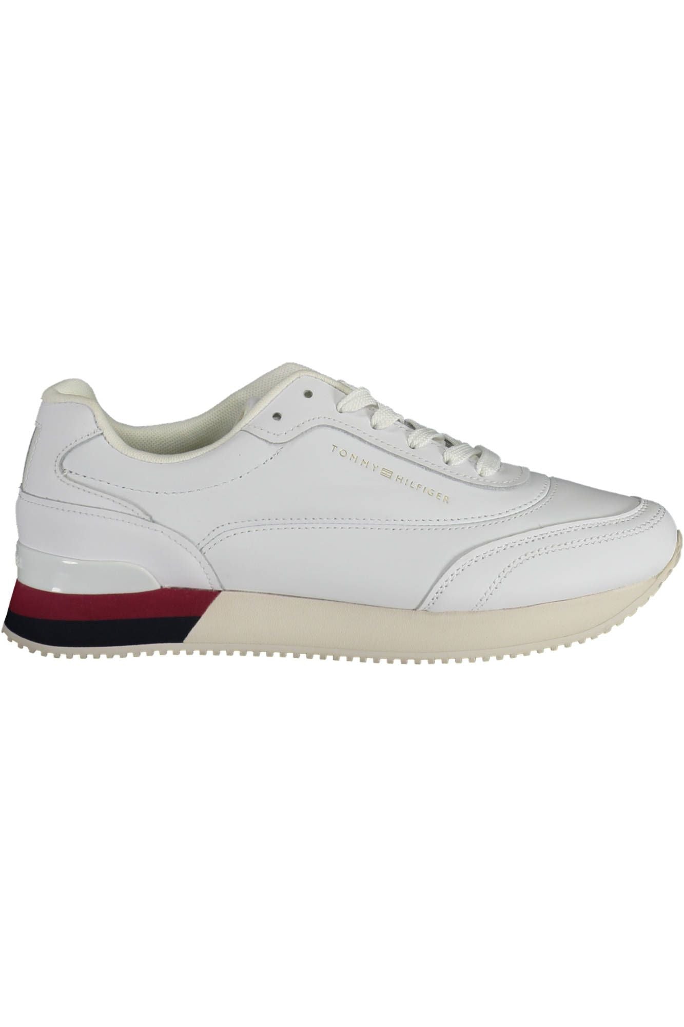 White Leather Women Sneaker - GLAMHUB BOUTIQUE 