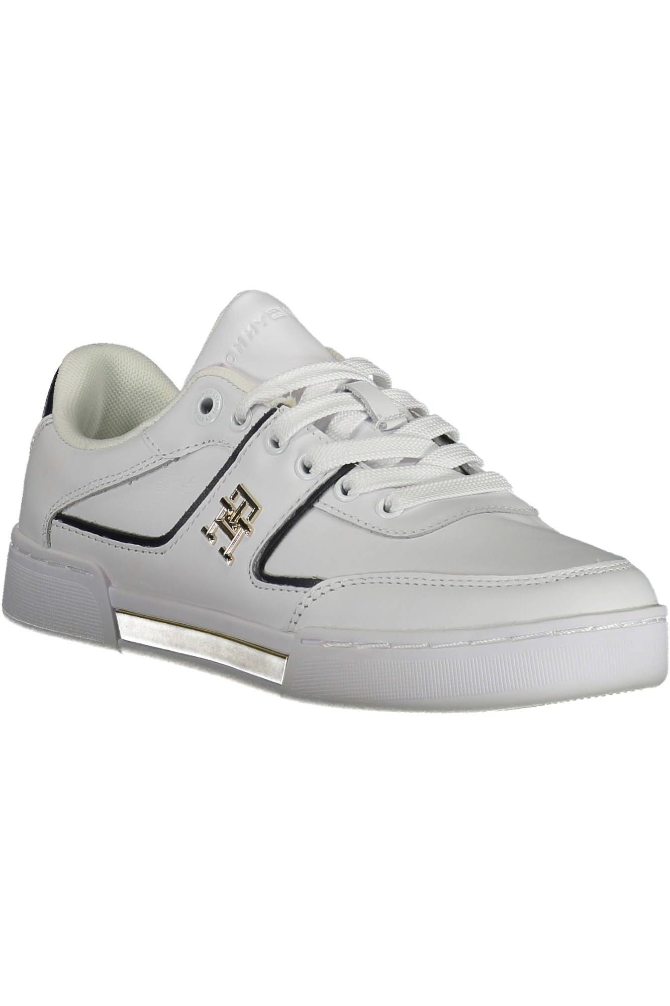 White Leather Women Sneaker - GLAMHUB BOUTIQUE 