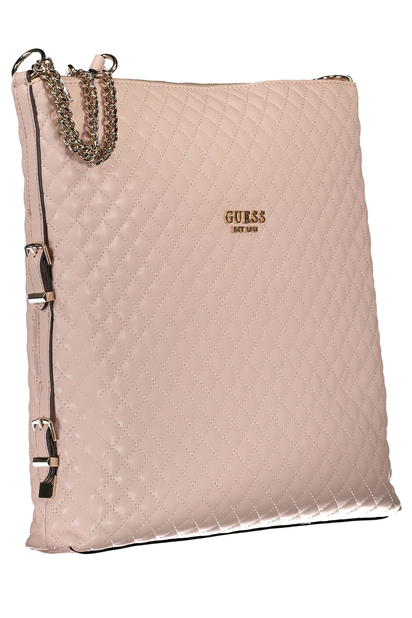 Pink Polyethylene Women Handbag - GLAMHUB BOUTIQUE 