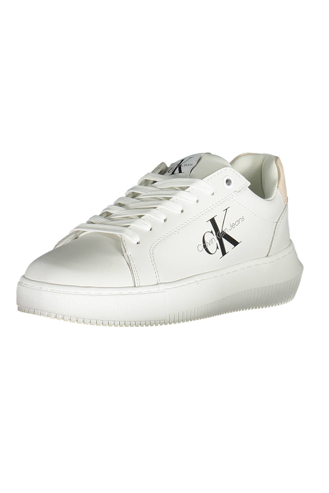 White Leather Women Sneaker - GLAMHUB BOUTIQUE 