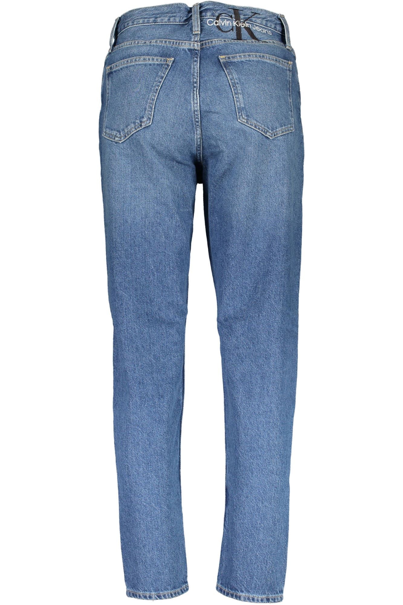 Blue Cotton Women Jeans - GLAMHUB BOUTIQUE 