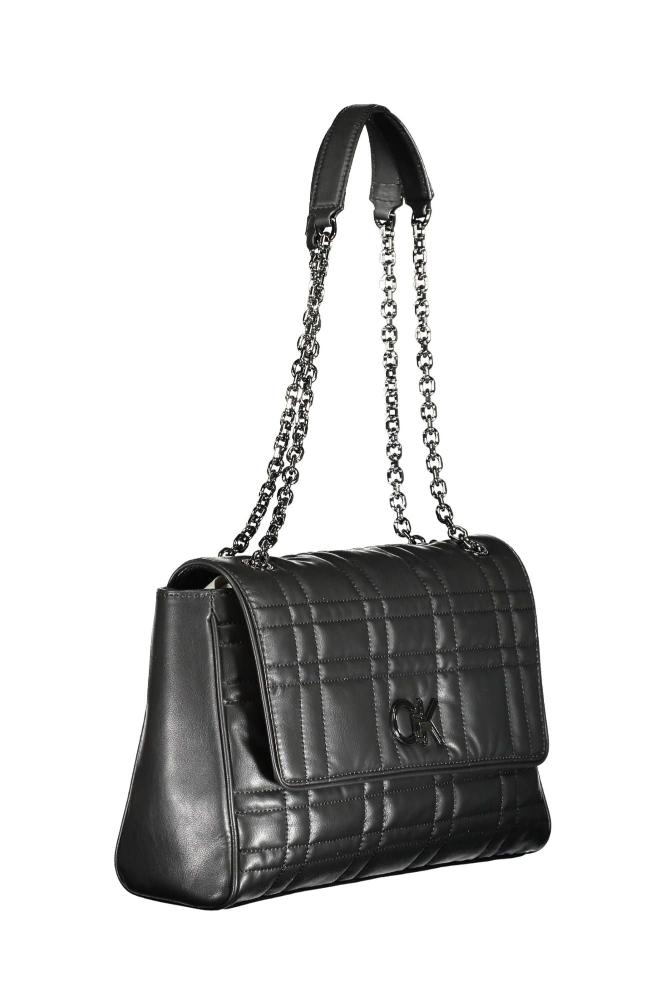 Black Polyester Women Handbag - GLAMHUB BOUTIQUE 