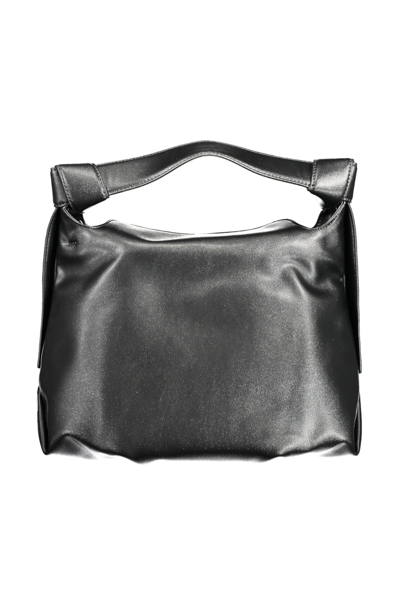 Black Polyester Women Handbag - GLAMHUB BOUTIQUE 