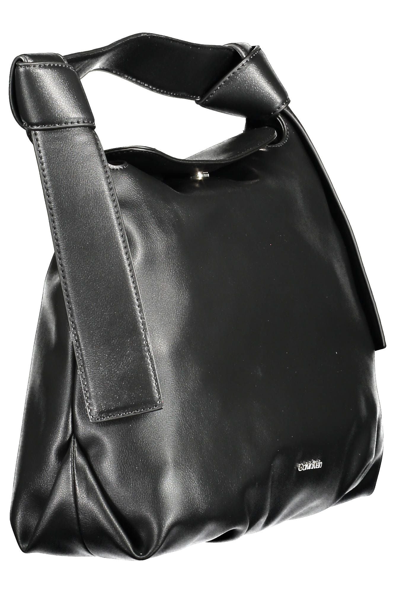 Black Polyester Women Handbag - GLAMHUB BOUTIQUE 