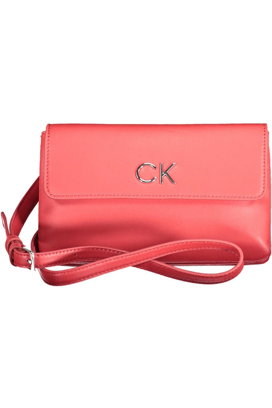 Red Polyester Women Handbag - GLAMHUB BOUTIQUE 