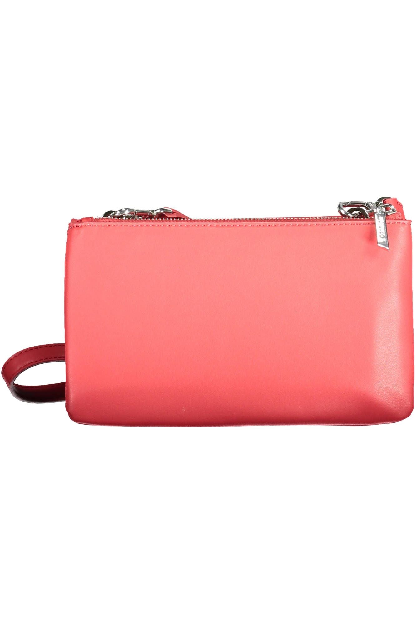 Red Polyester Women Handbag - GLAMHUB BOUTIQUE 