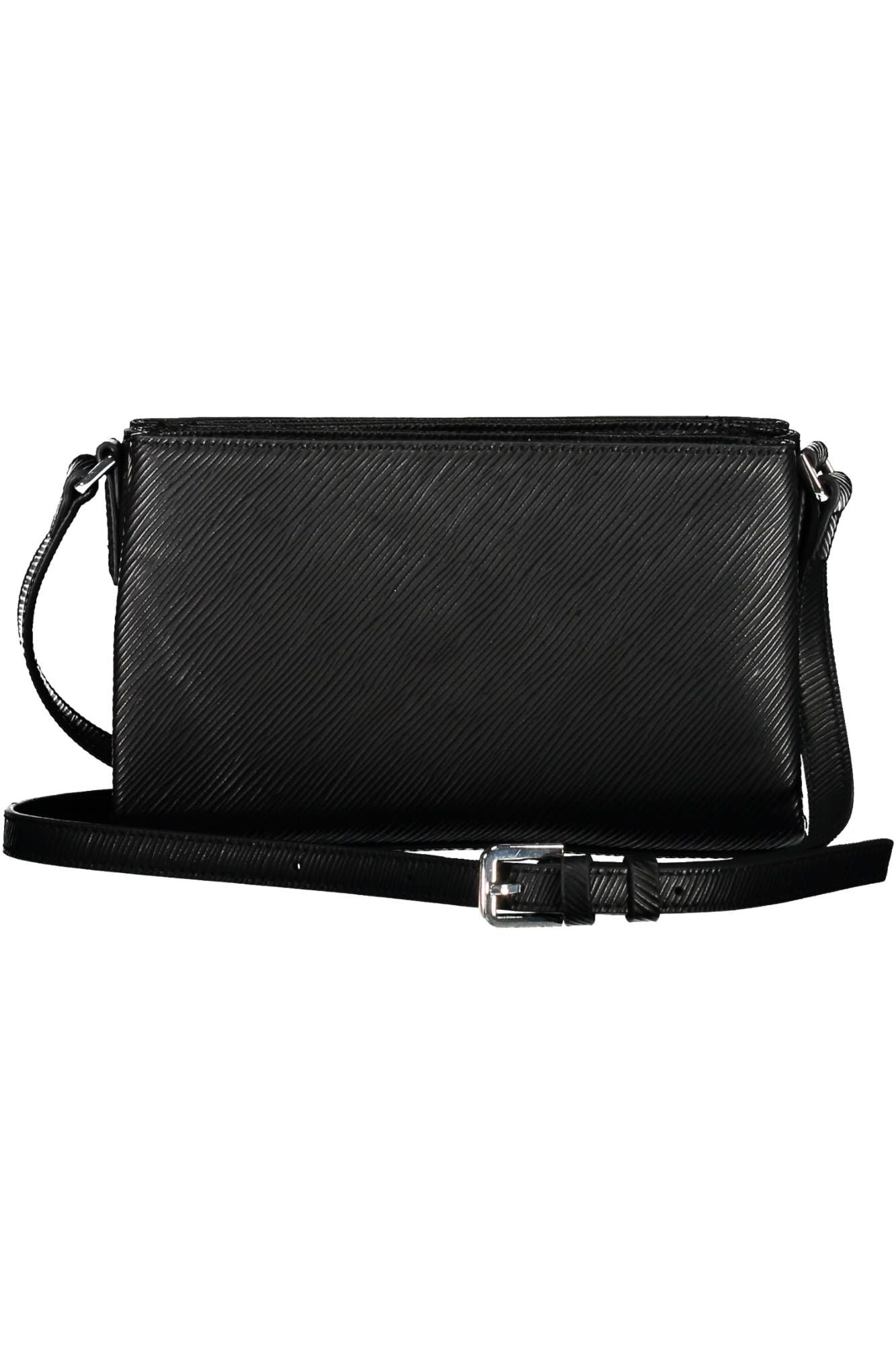 Black Polyester Women Handbag - GLAMHUB BOUTIQUE 