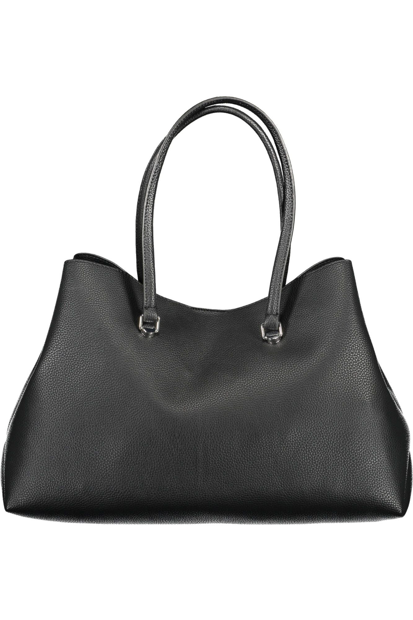 Black Polyester Women Handbag - GLAMHUB BOUTIQUE 