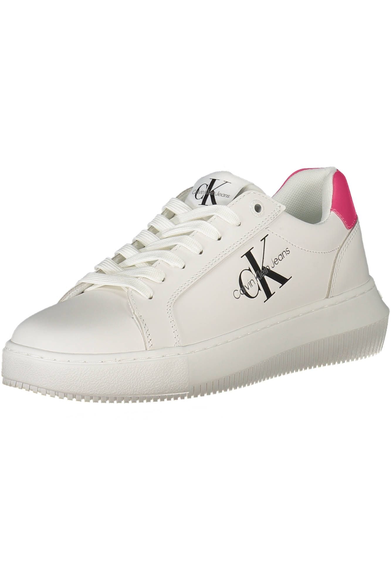 White Leather Women Sneaker - GlamHub Luxury and Icon Brand Clothing