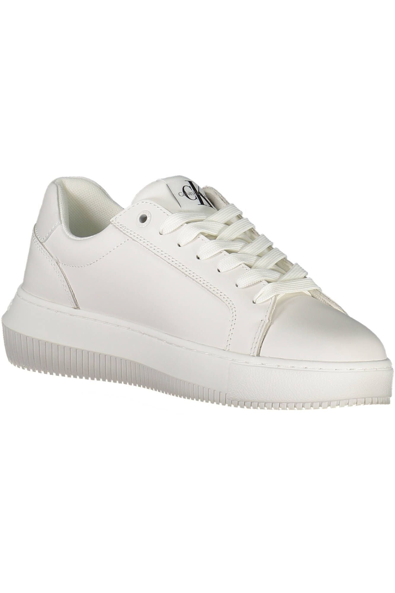 White Leather Womens Sneaker - GLAMHUB BOUTIQUE 