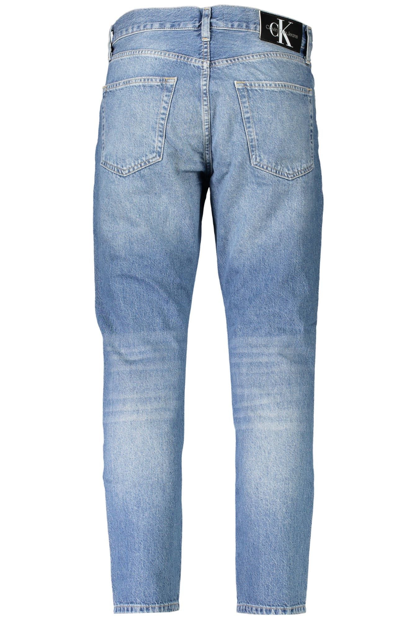 Blue Cotton Men Jeans - GLAMHUB BOUTIQUE 