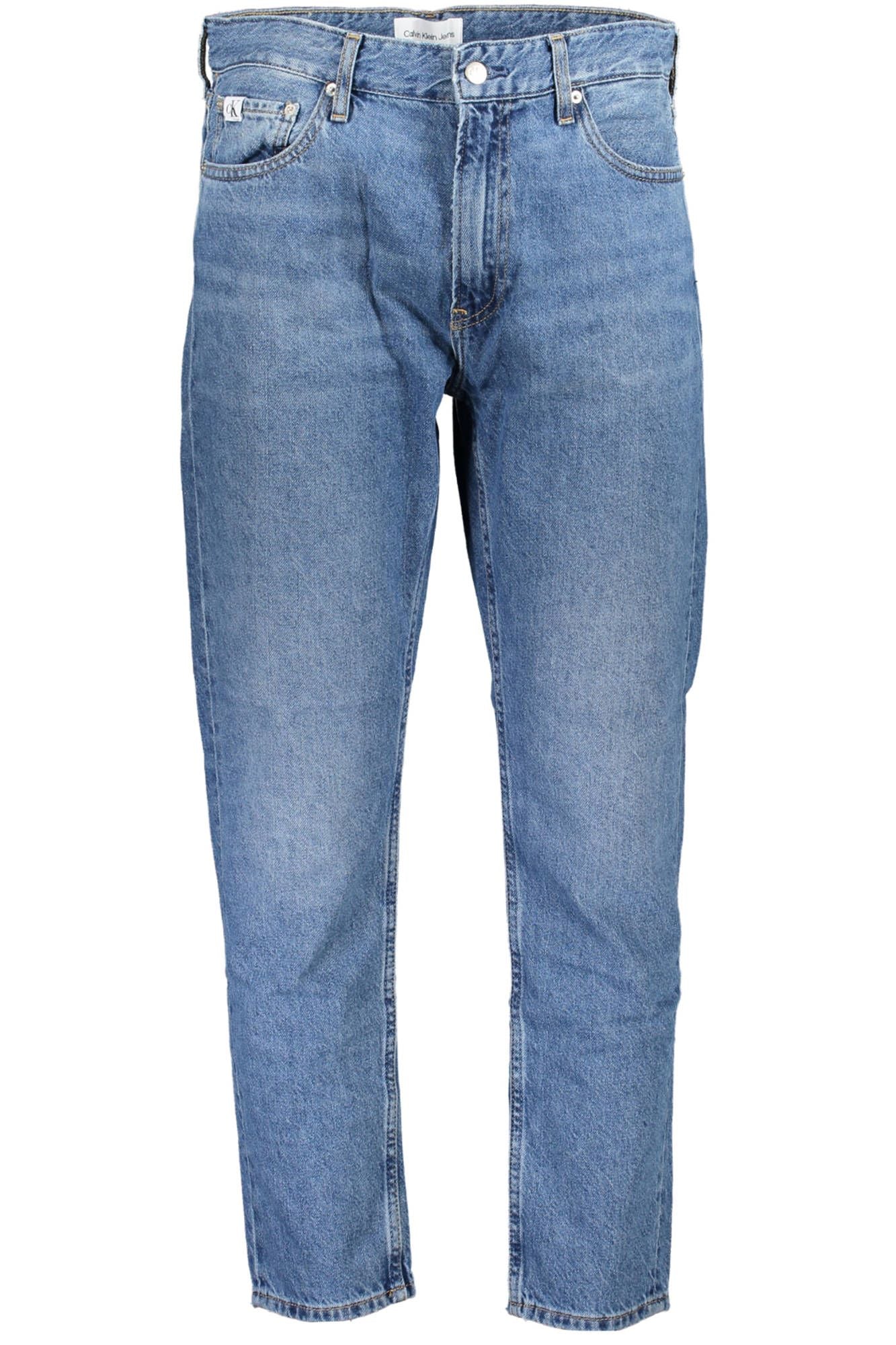 Blue Cotton Men Jeans - GLAMHUB BOUTIQUE 