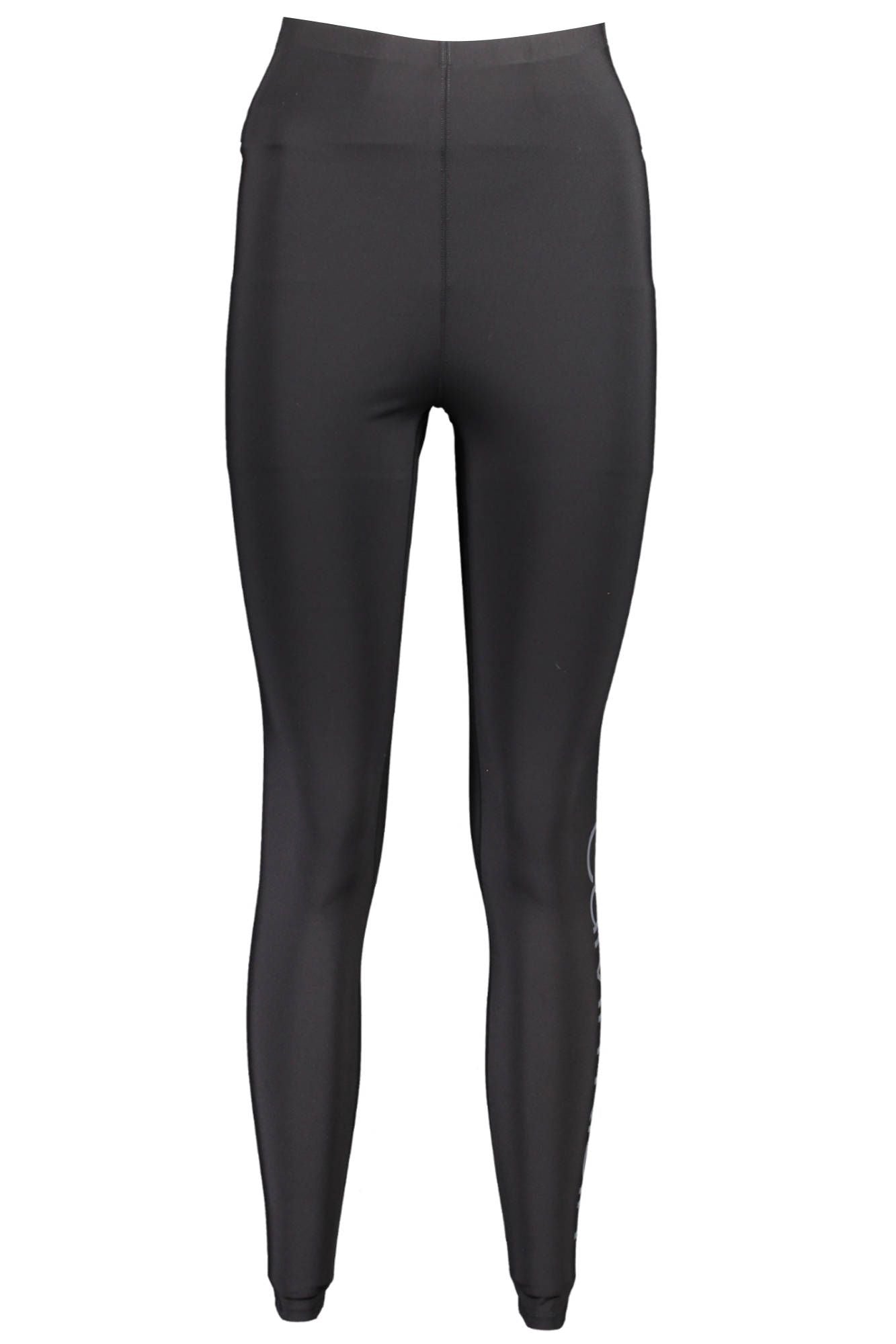 Black Polyester Women Legging - GLAMHUB BOUTIQUE 