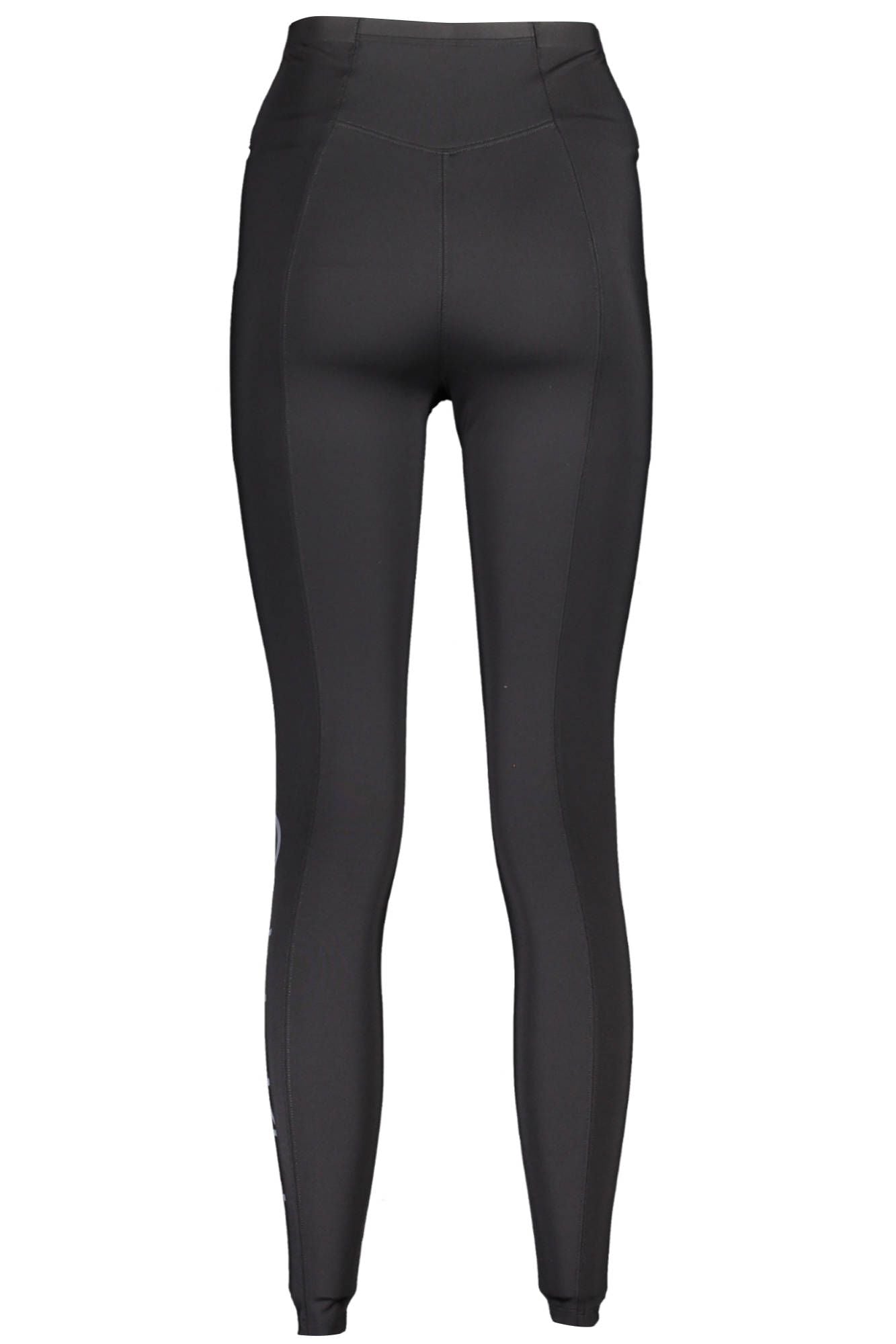 Black Polyester Women Legging - GLAMHUB BOUTIQUE 