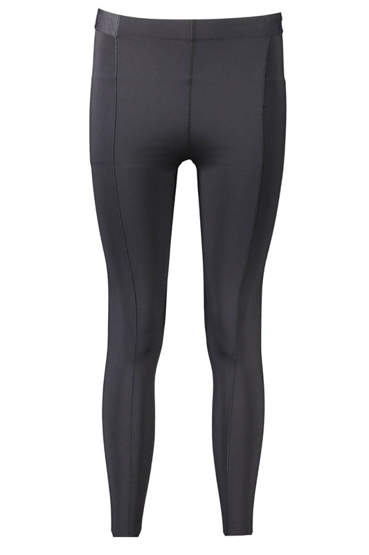 Black Polyester Women Leggings - GLAMHUB BOUTIQUE 