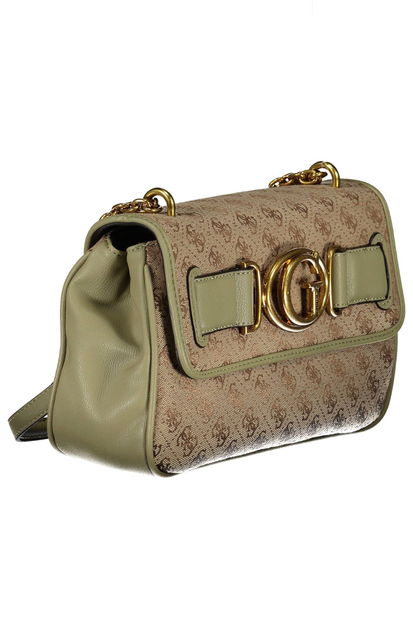 Green Polyester Women Handbag - GLAMHUB BOUTIQUE 