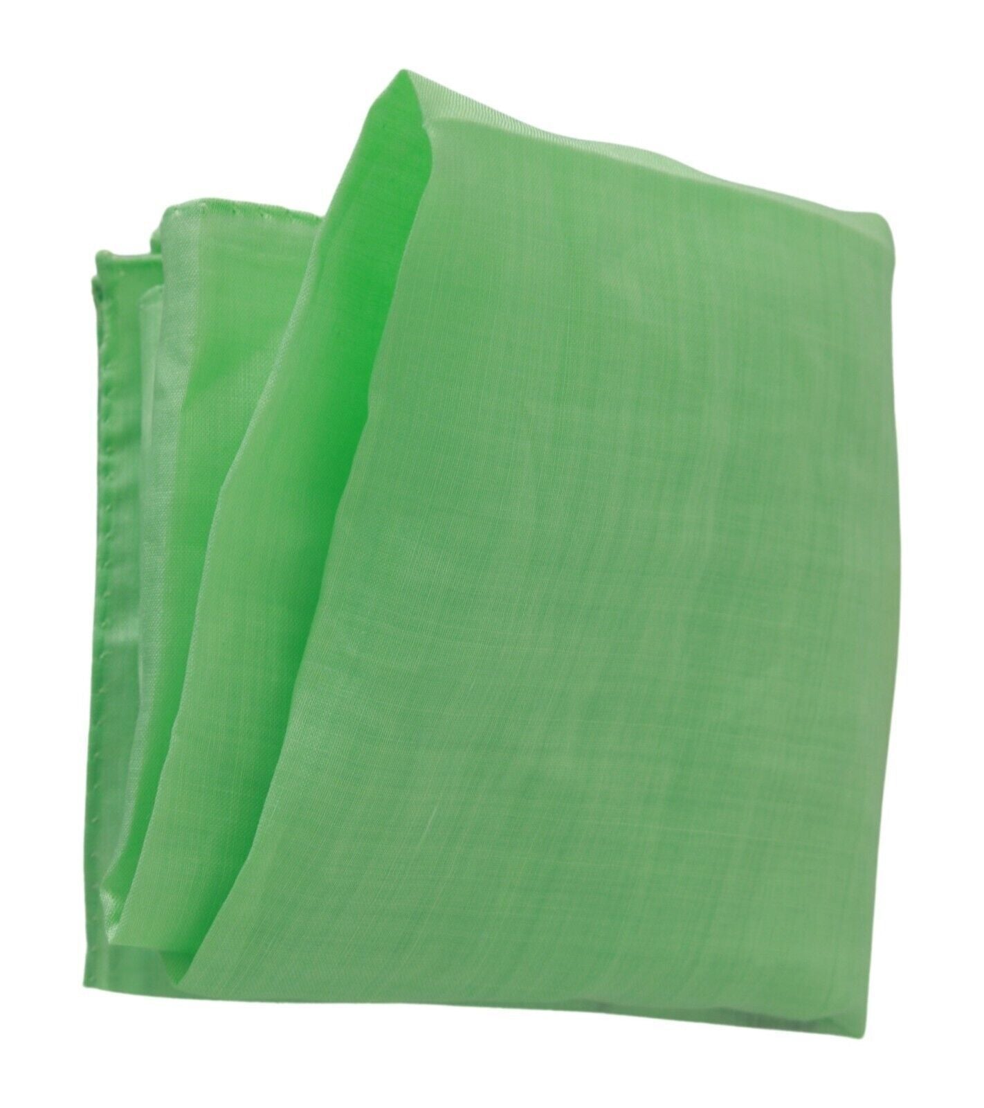 Elegant Apple Green Linen Scarf - GLAMHUB BOUTIQUE 