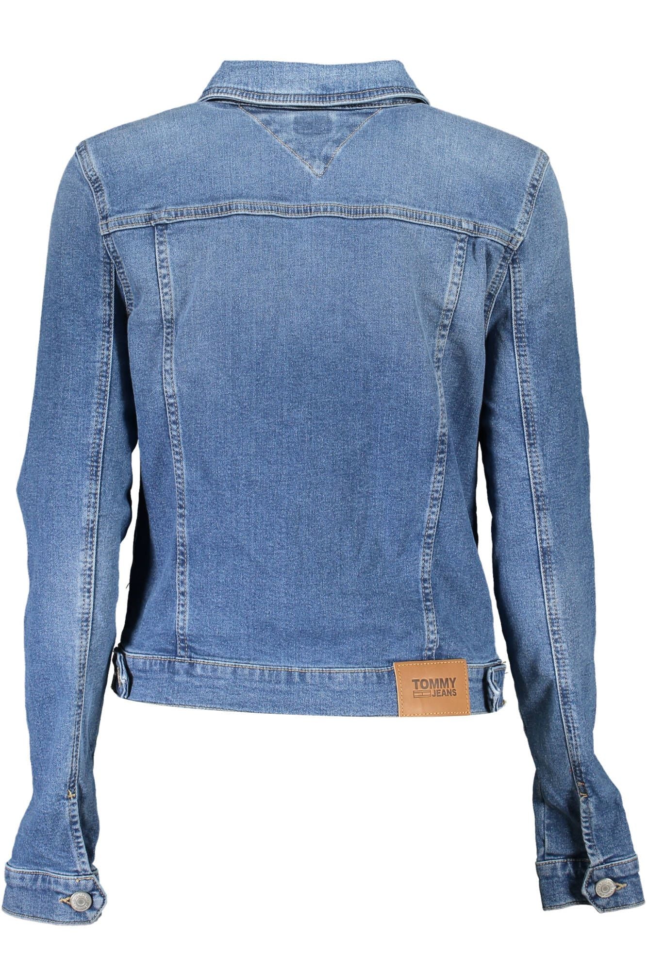 Blue Cotton Women Jacket - GLAMHUB BOUTIQUE 