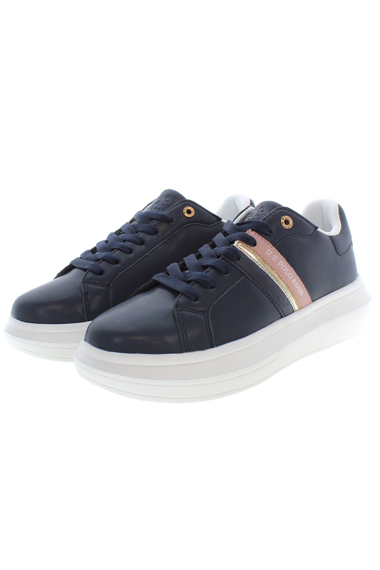 Blue Polyester Women Sneaker