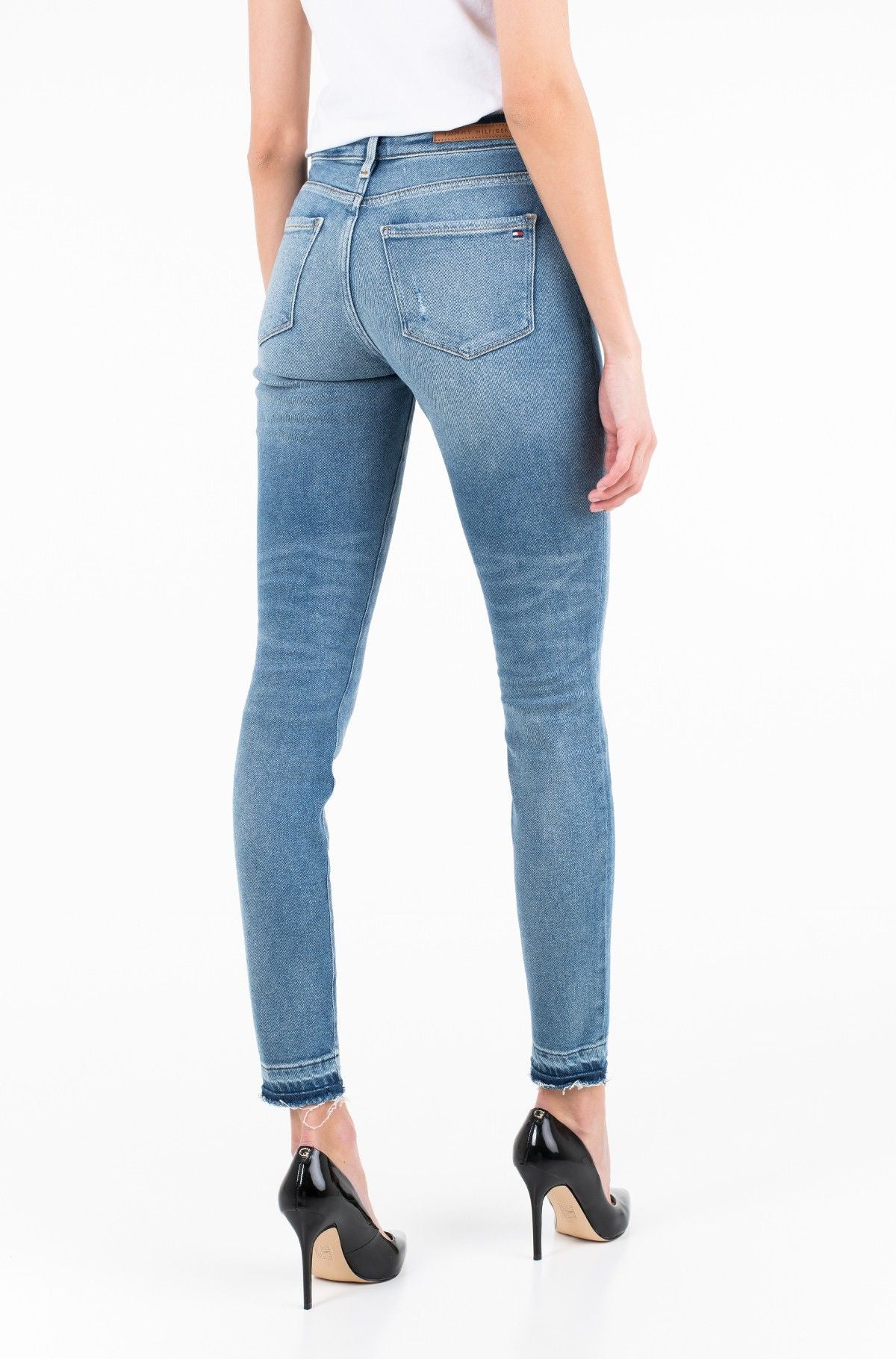 Blue Cotton Women Jegging - GLAMHUB BOUTIQUE 