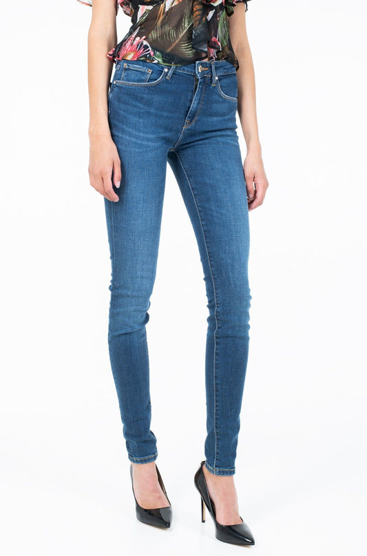 Blue Cotton Women Jegging - GLAMHUB BOUTIQUE 