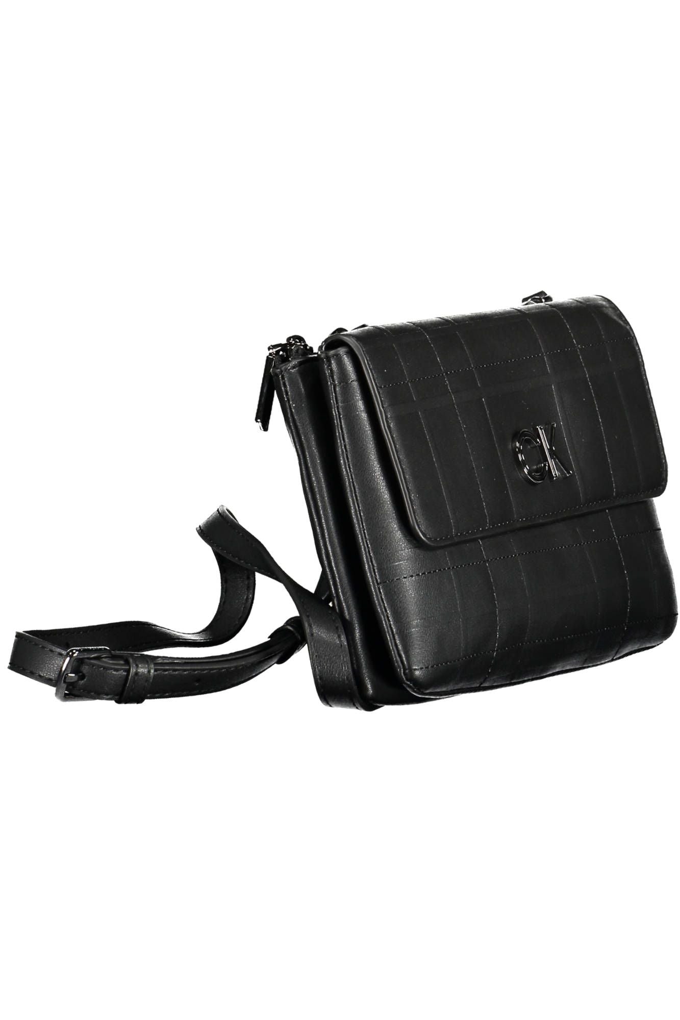 Black Polyester Women Handbag - GLAMHUB BOUTIQUE 