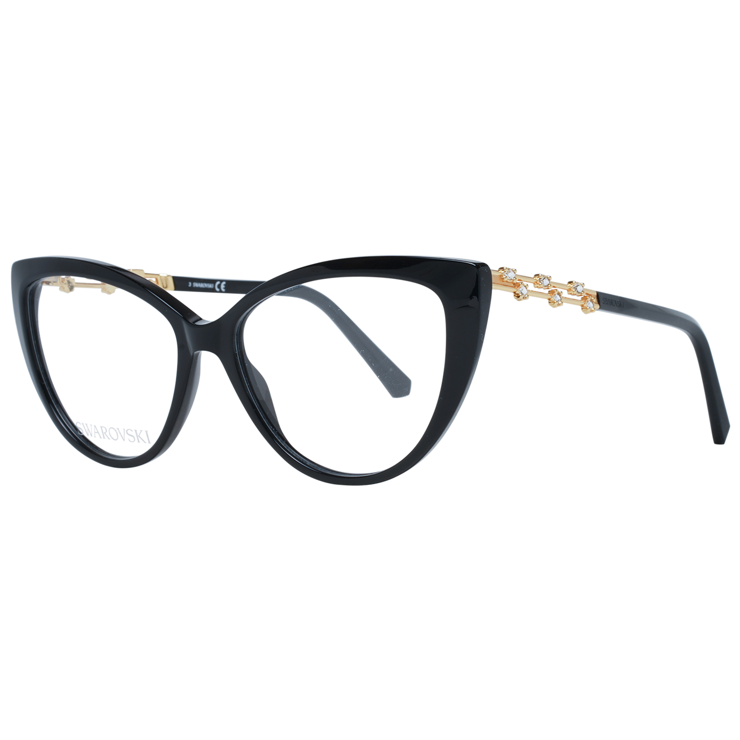 Elegant Black Cat Eye Designer Eyeglasses - GlamHub Luxury and Icon Brand Clothing