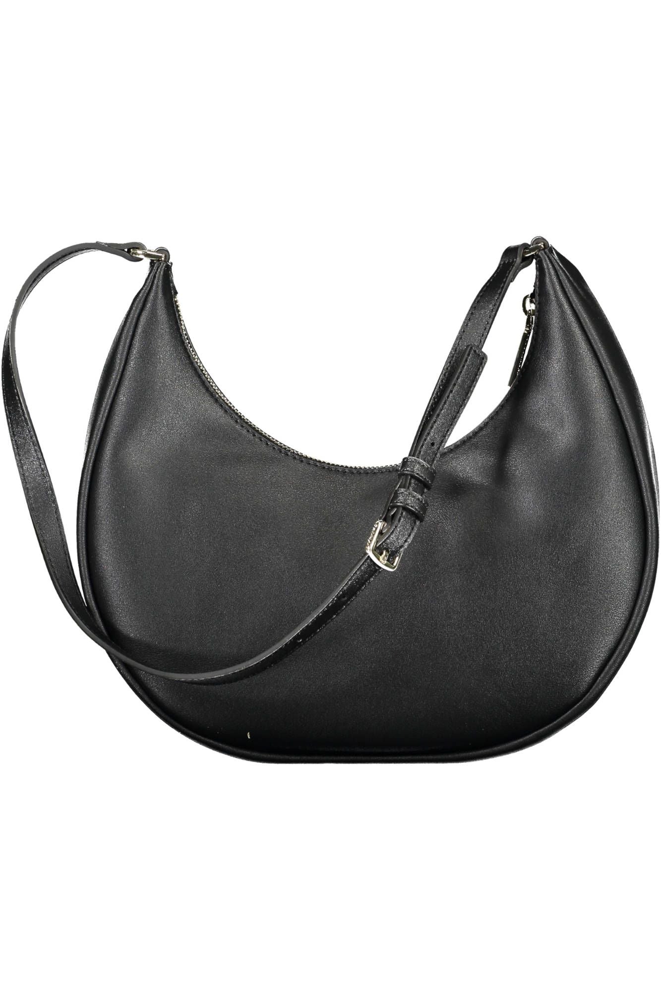 Black Polyester Women Handbag - GLAMHUB BOUTIQUE 