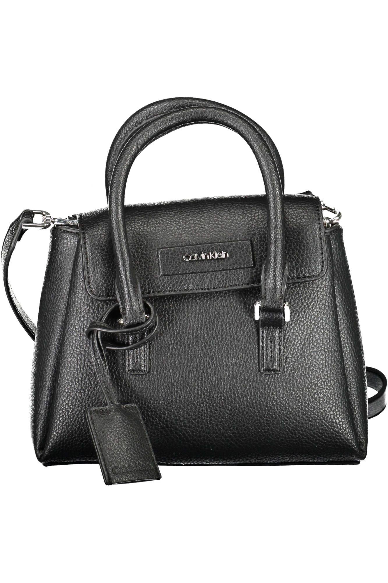 Black Polyester Women Handbag - GLAMHUB BOUTIQUE 