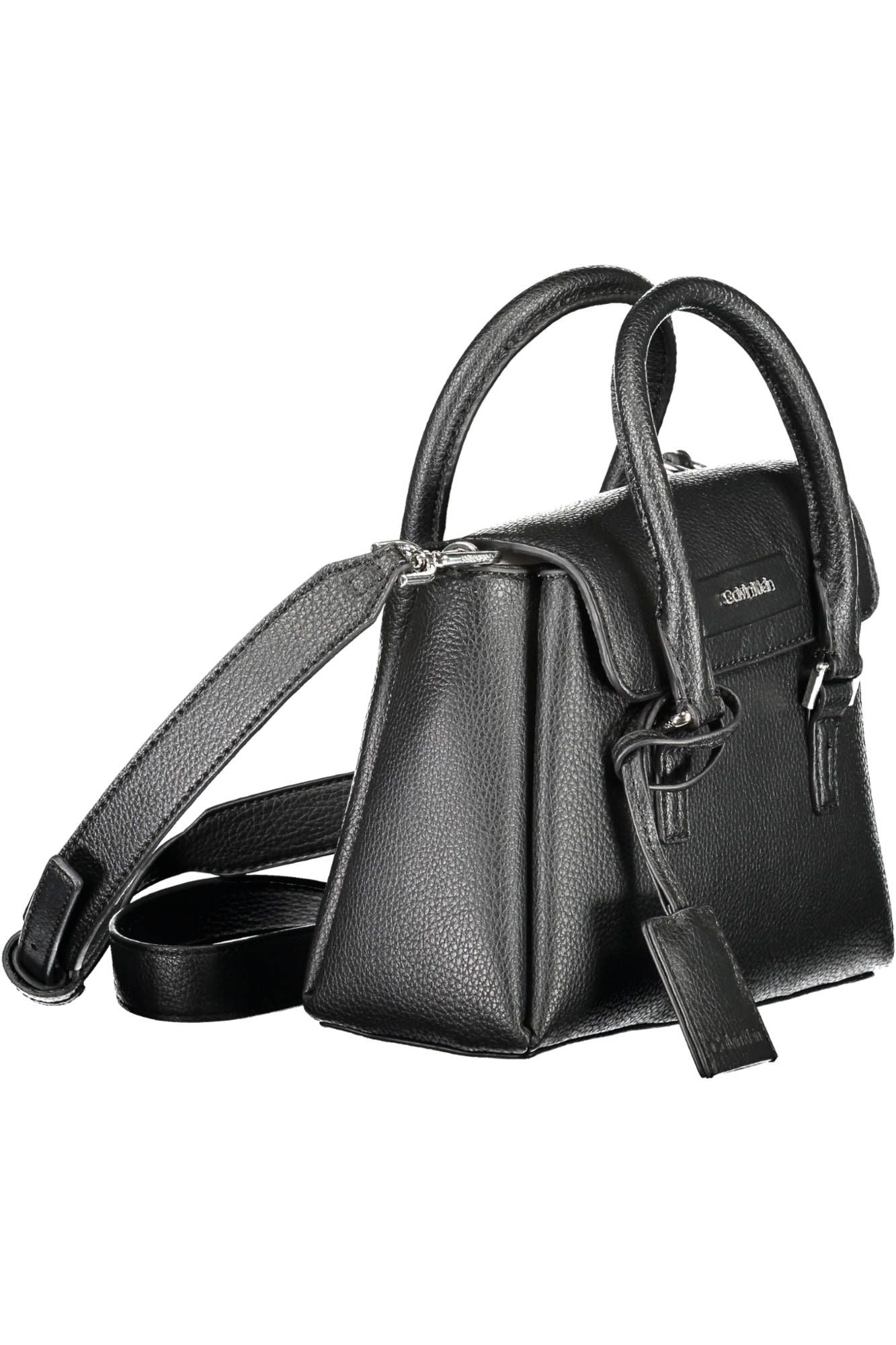 Black Polyester Women Handbag - GLAMHUB BOUTIQUE 