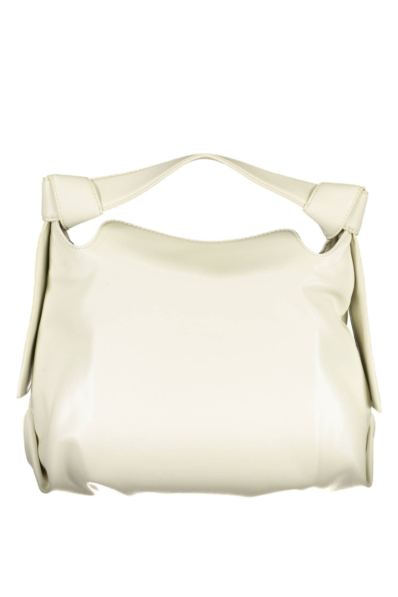 Beige Polyester Women Handbag - GLAMHUB BOUTIQUE 