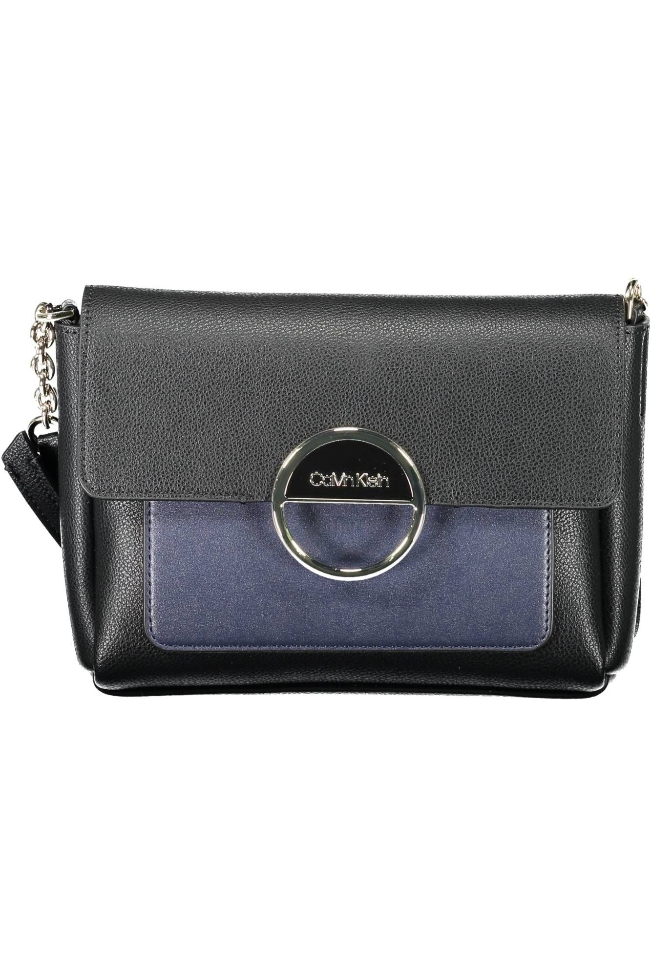 Black Polyethylene Women Handbag - GLAMHUB BOUTIQUE 