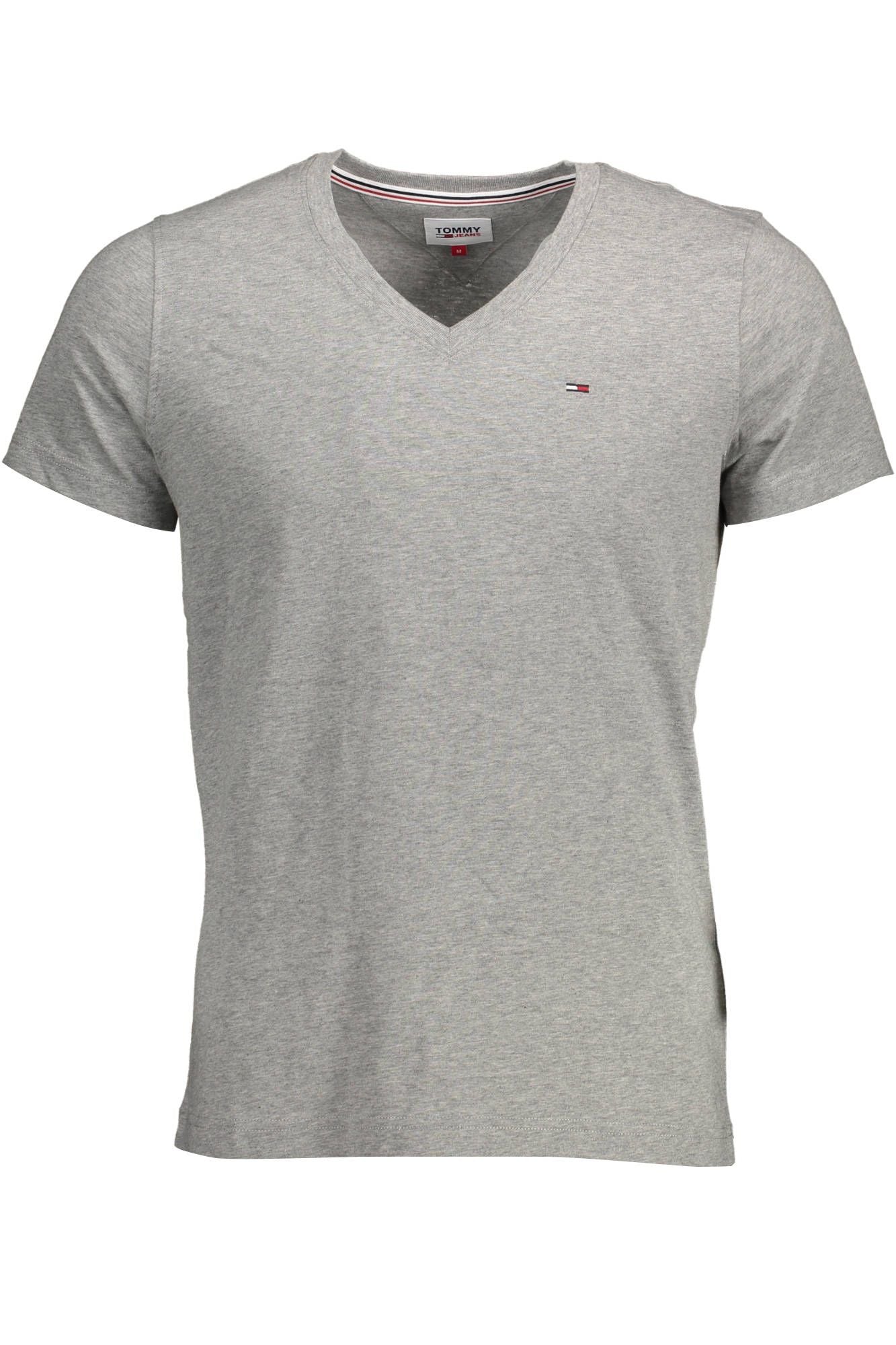 Gray Cotton Men T-Shirt - GLAMHUB BOUTIQUE 